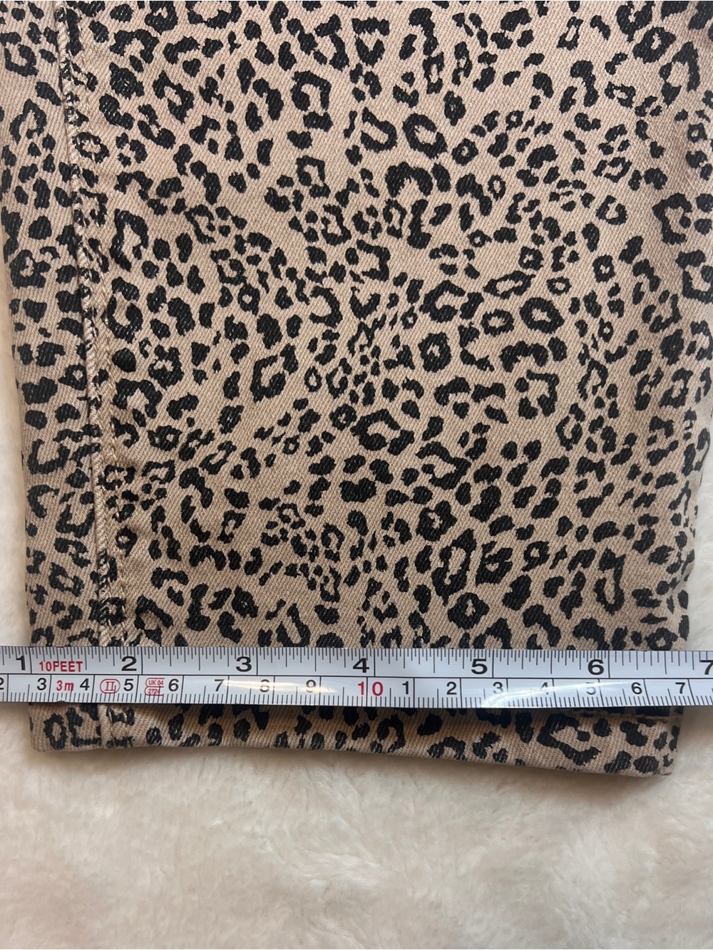 Seven7 Beige and Black Leopard Print Skinny Jeans - Picture 4 of 13